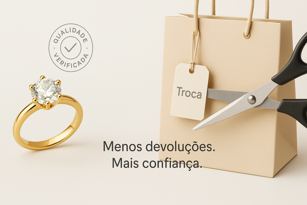 Como reduzir devoluções no varejo de semijoias: o papel invisível do banho